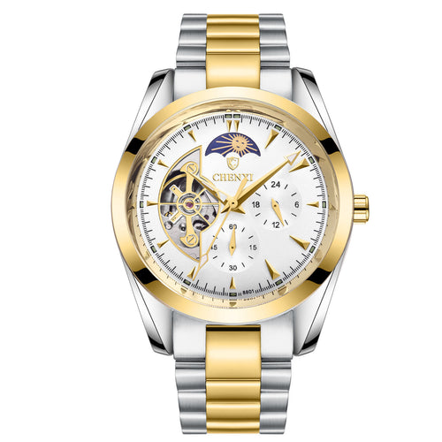 ⌚ Men's Business Mechanical Watch — Elegant, Water Resistant & Luminescent
