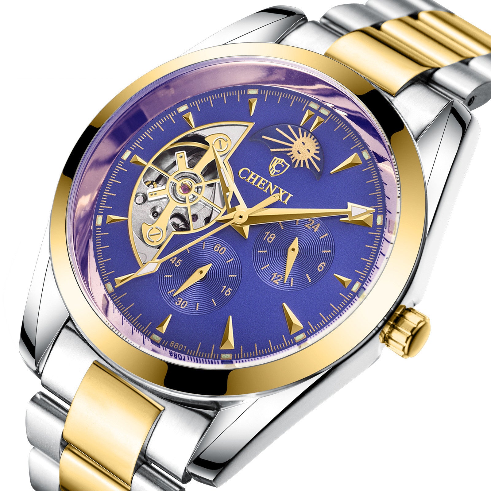 ⌚ Men's Business Mechanical Watch — Elegant, Water Resistant & Luminescent