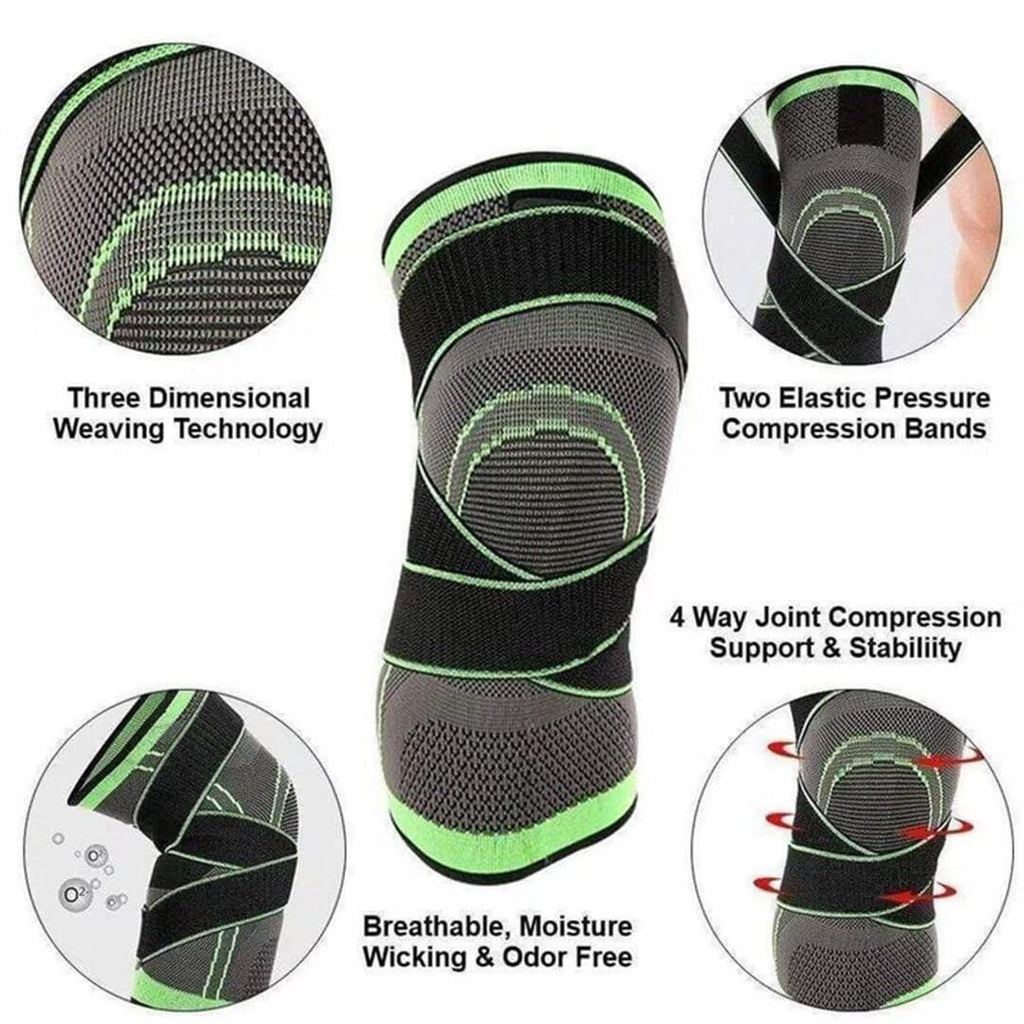 🦵 Unisex Knee Support Brace — Adjustable Compression for Sports & Workout