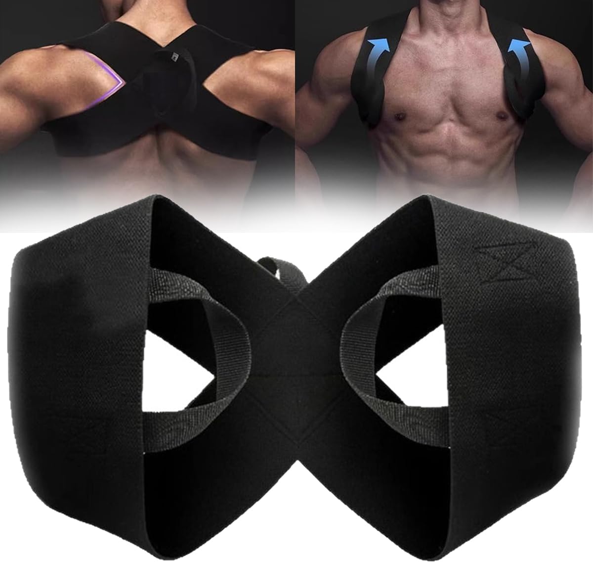 💪 Adjustable Weighted Shoulder Straps — Fitness & Muscle Training Equipment