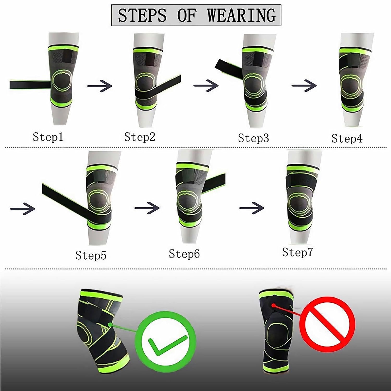 🦵 Unisex Knee Support Brace — Adjustable Compression for Sports & Workout