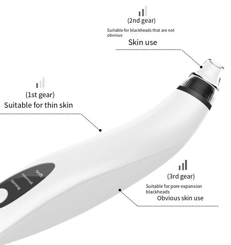 🌀 Electric Blackhead Remover — Diamond Pore Vacuum Suction & Deep Cleanser