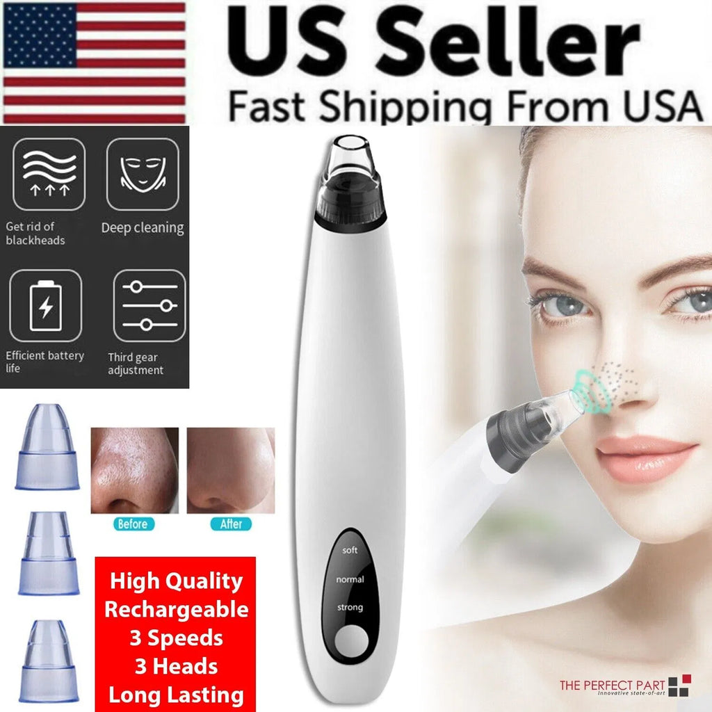🌀 Electric Blackhead Remover — Diamond Pore Vacuum Suction & Deep Cleanser