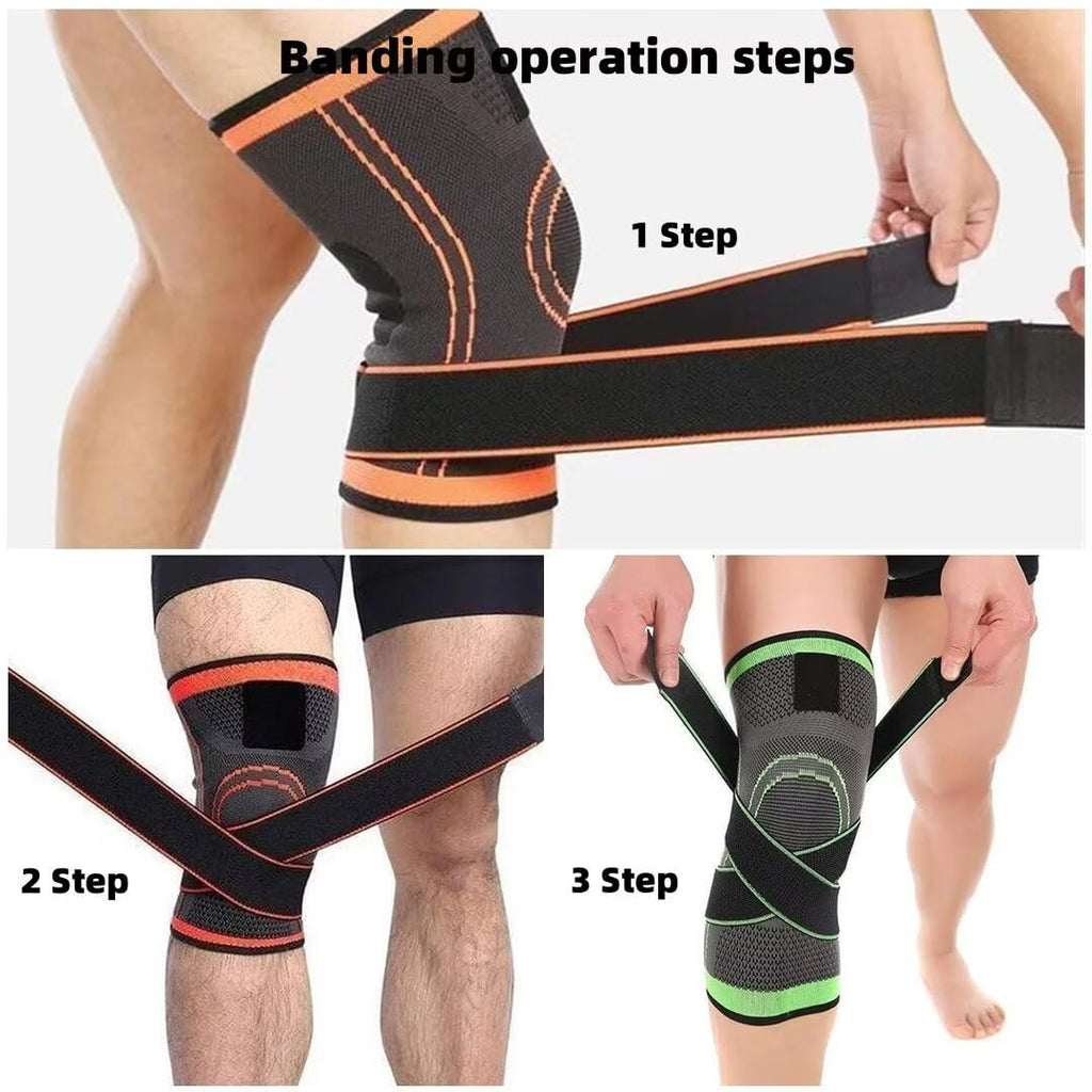 🦵 Unisex Knee Support Brace — Adjustable Compression for Sports & Workout