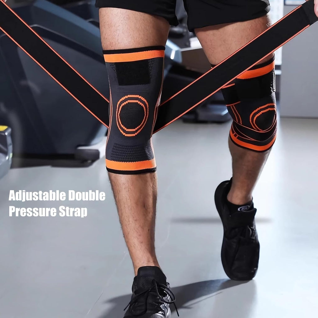 🦵 Unisex Knee Support Brace — Adjustable Compression for Sports & Workout
